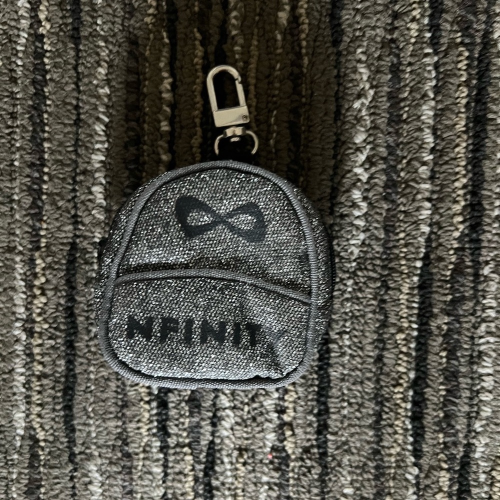 NFINITY mini backpack keychain (with working zipper/pouch)